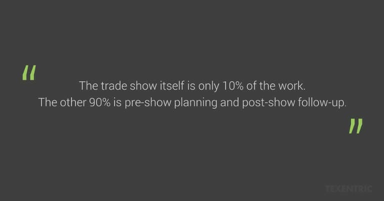 Trade show rule